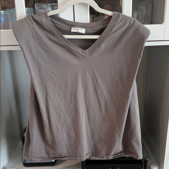 Babaton Tops - Babaton Shoulder Pad Top